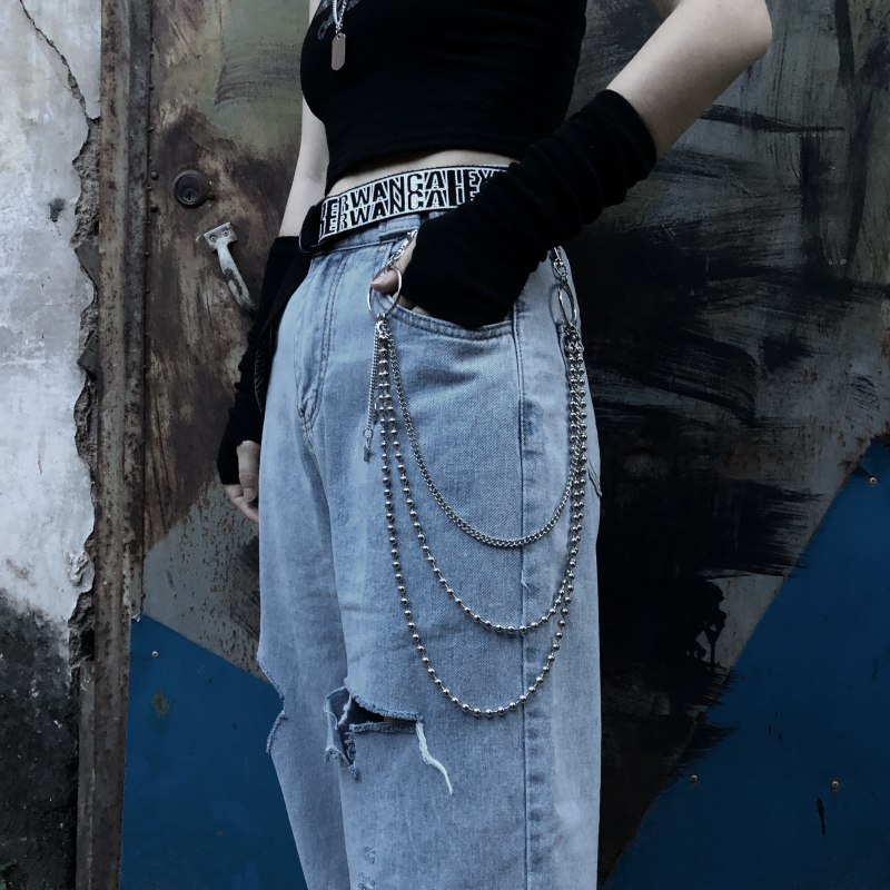 Chuỗi vòng đeo quần phong cách Harajuku đường phố hip-hop