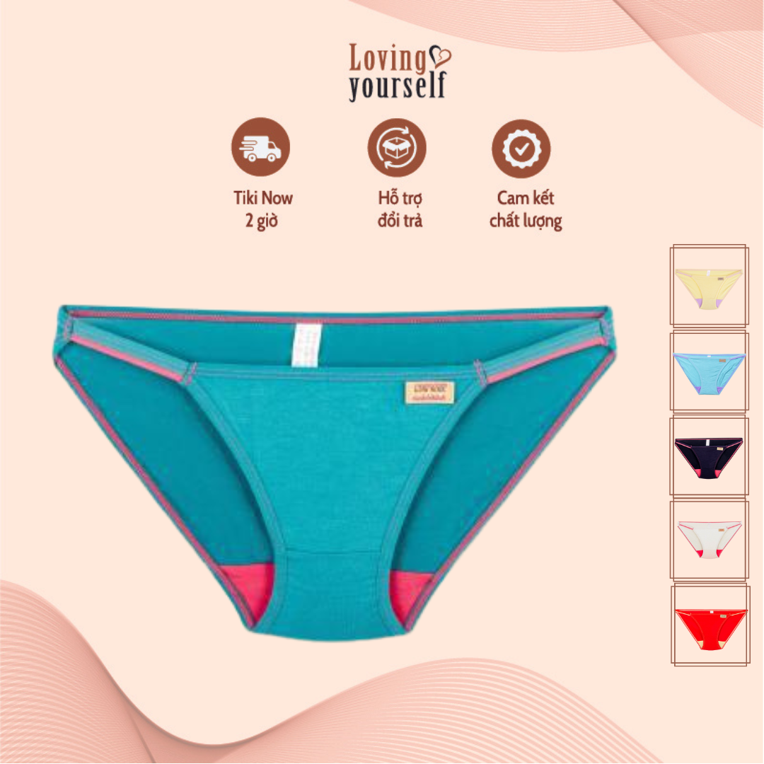 Combo 2 quần lót cotton dây hông mảnh, quần chip nữ, quần lót nữ cotton xinh xắn, quyến rũ  LYEQ066
