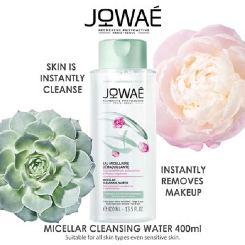 Nước tẩy trang Jowae Micellar Cleansing Water 400ml - Nước tẩy trang cho da mụn và mọi loại da