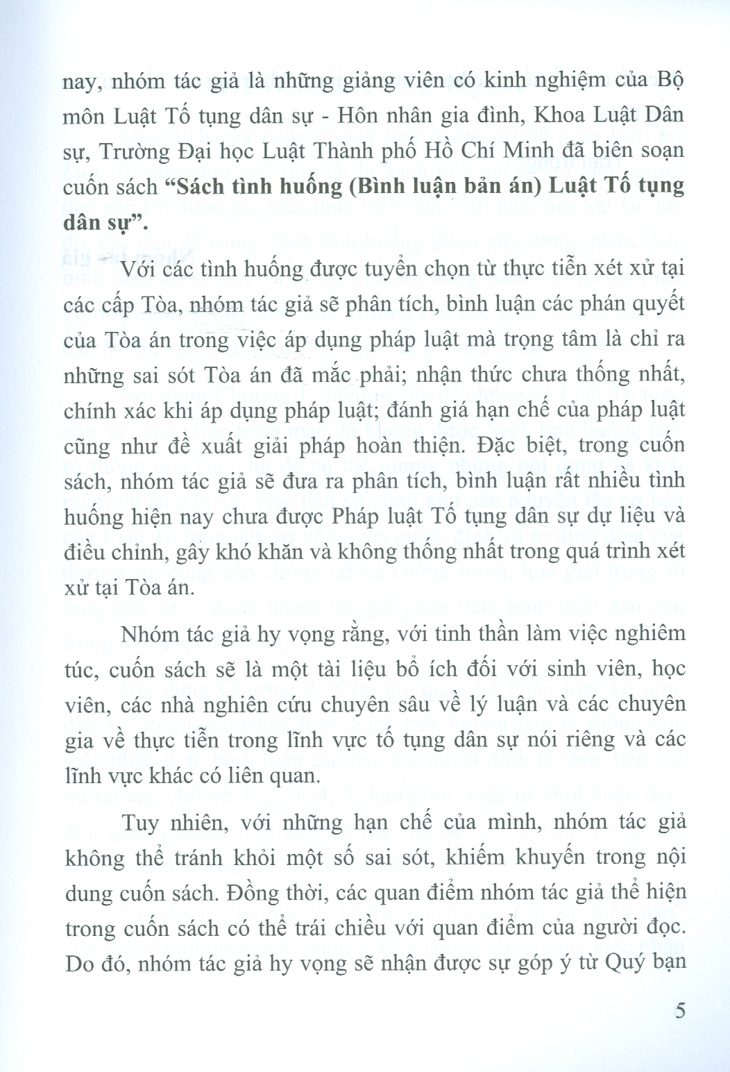 SÁCH TÌNH HUỐNG LUẬT TỐ TỤNG DÂN SỰ (Bình Luận Bản Án)