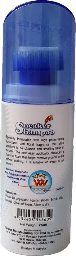 Chất vệ sinh giày thể thao YUPPIES Sneaker Shampoo 75ml (Malaysia)