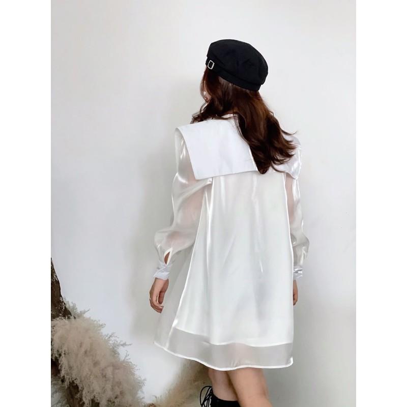 OLALASTUDIO Đầm sơ mi cách điệu Sarah Dress