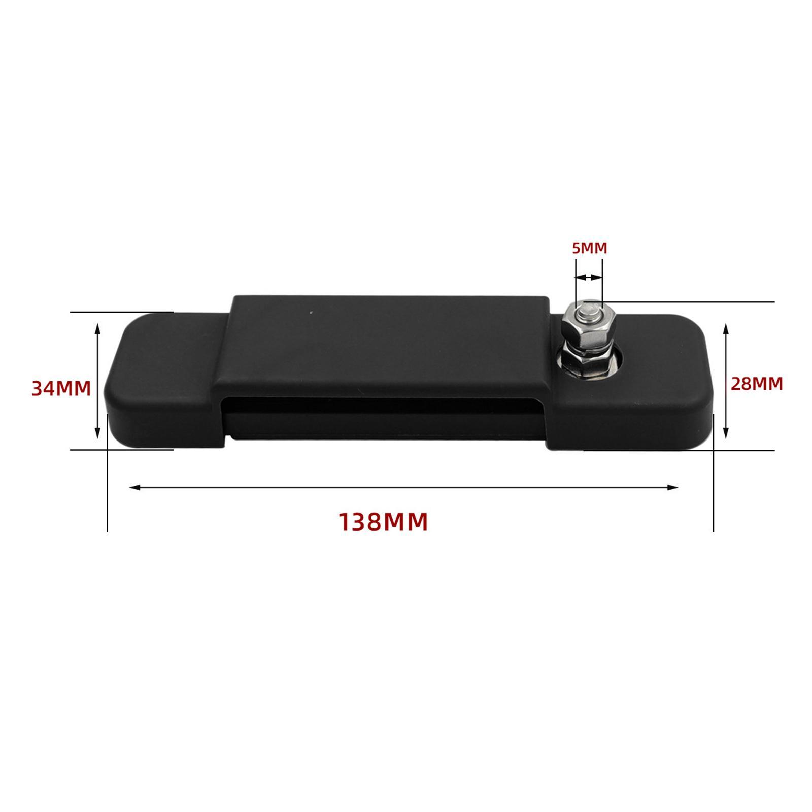12 Terminal Power Distribution Block Bus Bar 48V Easy Installation 180 Amps Rating Marine Bus Bar for Yachts Automotive Solar Wiring RV
