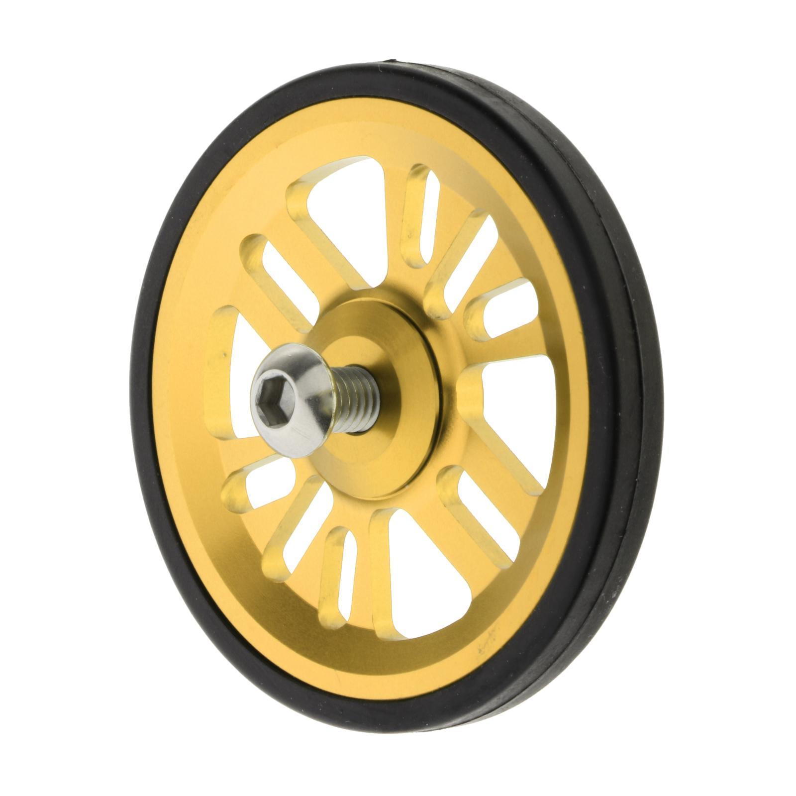 4x Folding bike Wheels 6cm for  Foldable  Transporting Pushing Walking Components Parts