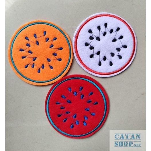 Đế lót ly vải nỉ thấm hút nhanh, lót ly lót cốc 9cm nhiều mẫu cho bạn lựa chọn GD538-LotLy
