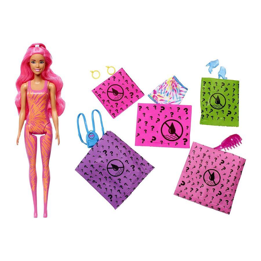 Búp bê Barbie & Chelsa đổi màu - Phiên bản sắc màu Neon