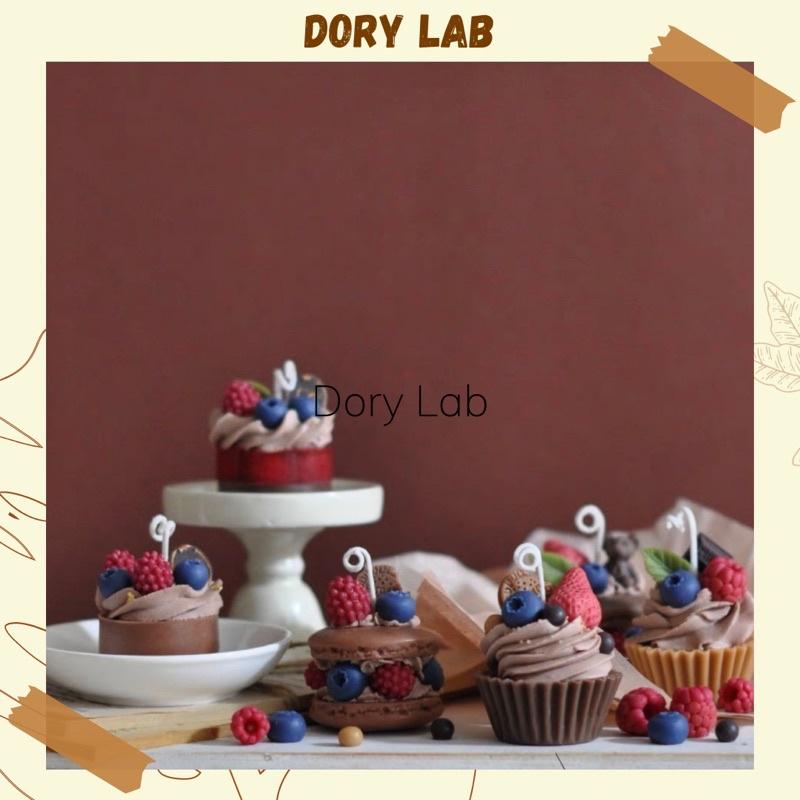 Nến Thơm Bánh Cupcake Mix Topping Nhiều Màu Sắc - Dory Lab