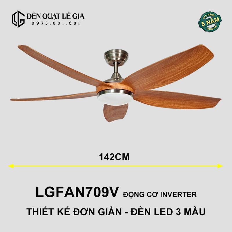 Quạt Trần Hiện Đại LGFAN709V | Quạt Trần Phòng Khách