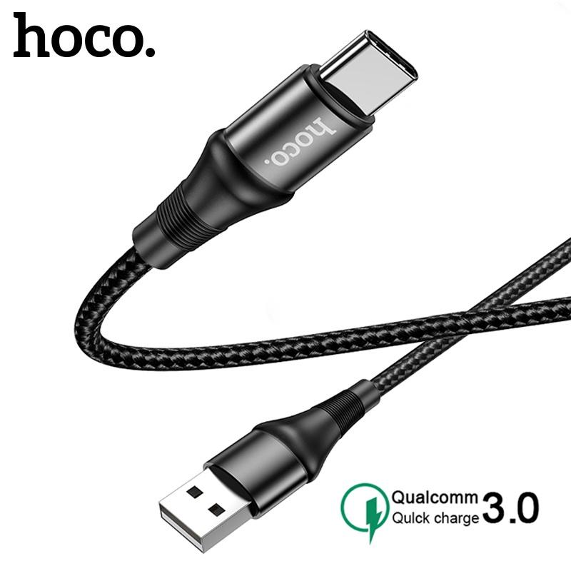 Dây cáp sạc HOCO. X50 cổng micro type c bện nylon dài 1m thích hợp cho Xiaomi