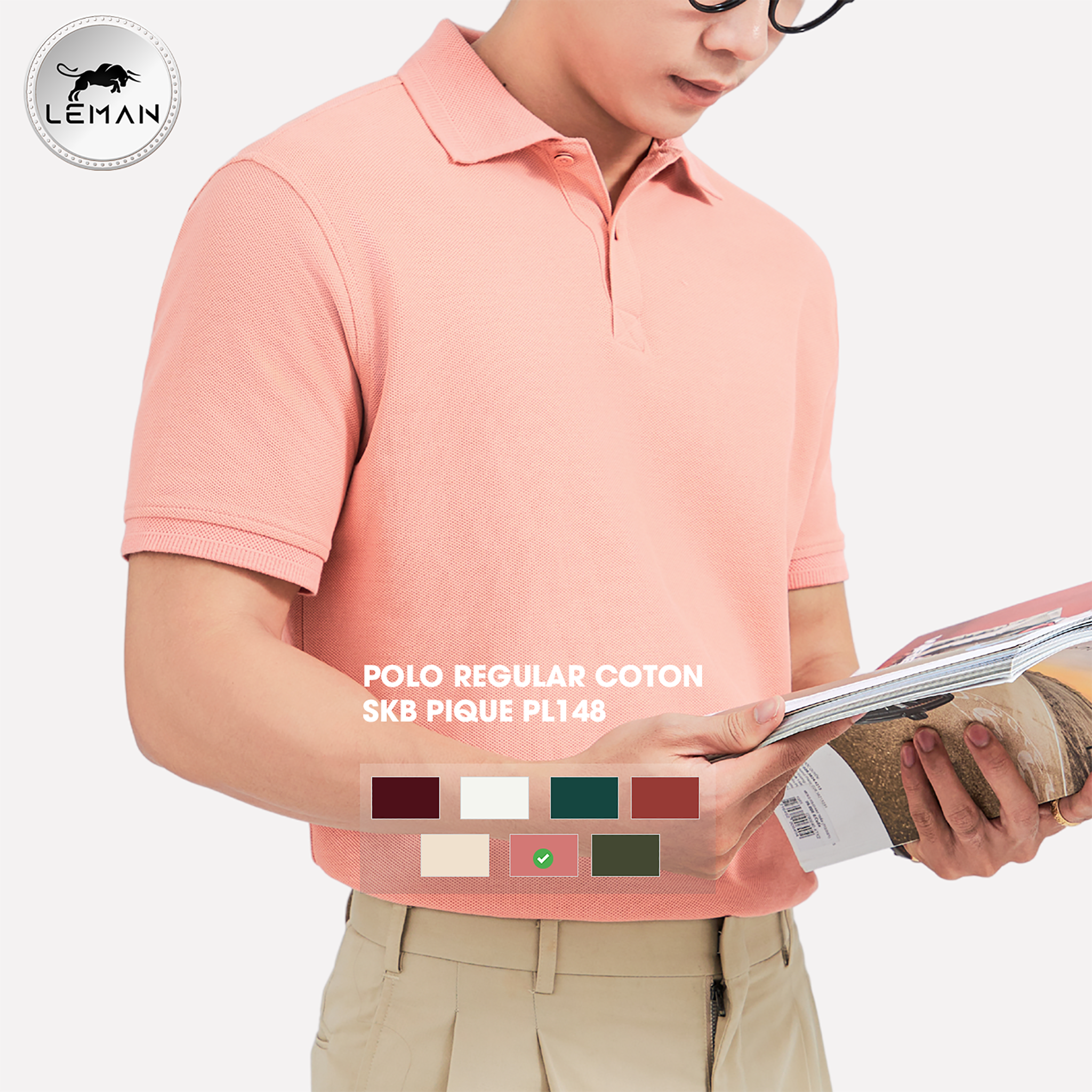 ÁO THUN NAM LEMAN PL148 CAO CẤP