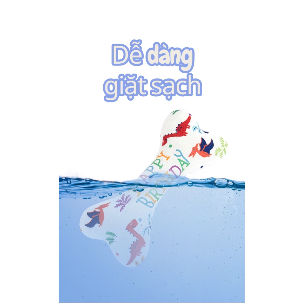 Xương nhồi bông chút chít hình HPBD đồ chơi cho chó mèo Saly Q PT52