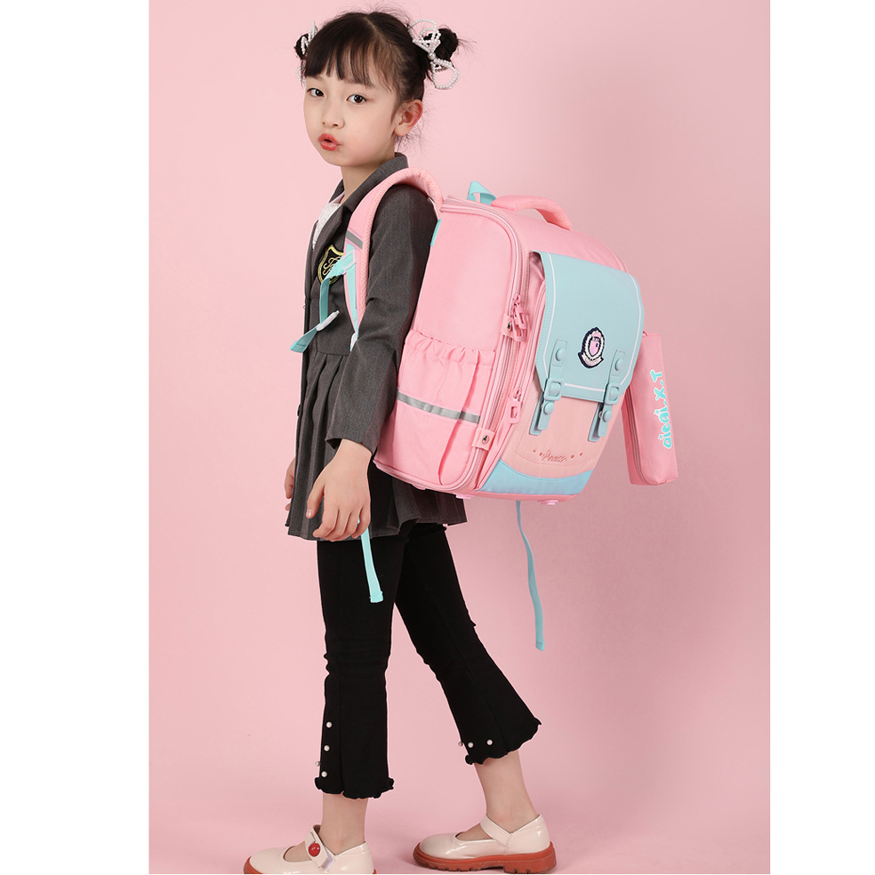 Ba lô học sinh chống gù cao cấp phong cách mới - BEE GEE HS1069