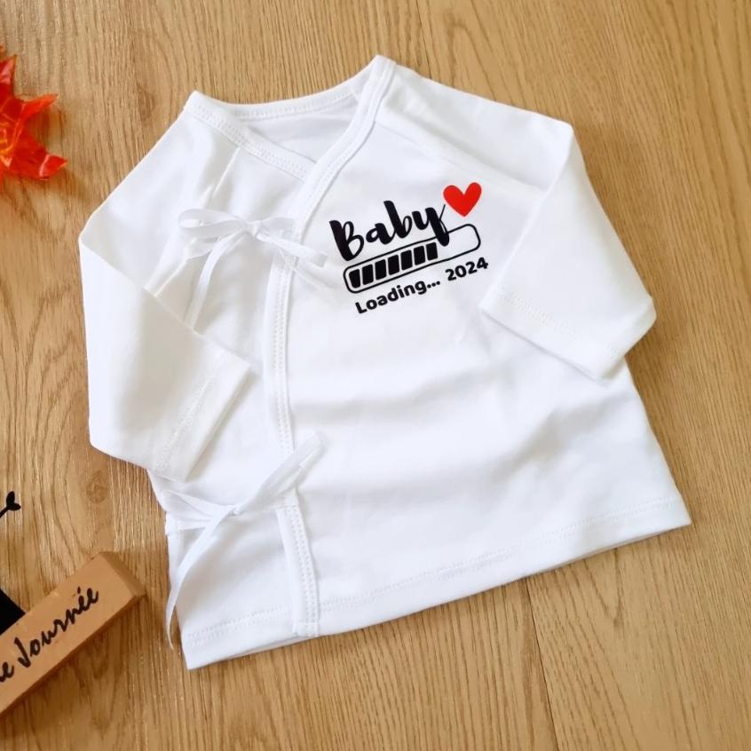 [Dưới 5kg] Áo sơ sinh cột dây dài tay cao cấp chất cotton đẹp, mềm cho bé - Hiệu Bunnybaby