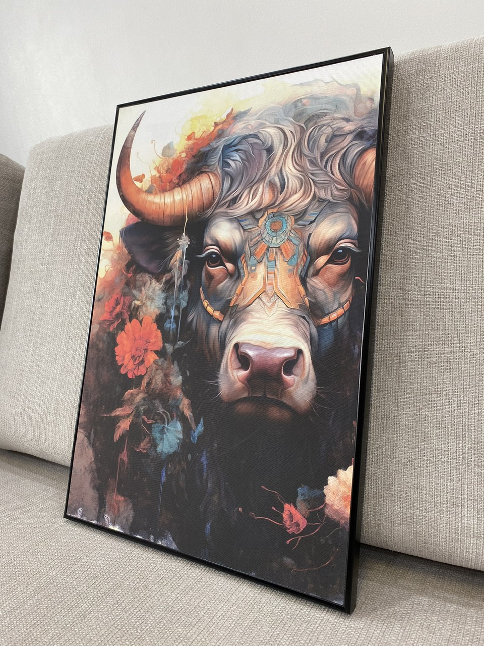 Quà tặng cho tâm | Tuổi Sửu | Tranh canvas nghệ thuật