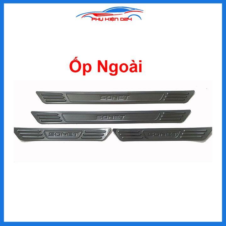 Ốp bậc cửa nẹp bước chân TITAN ô tô Sonet 2021-2023 chống trầy bảo vệ xe