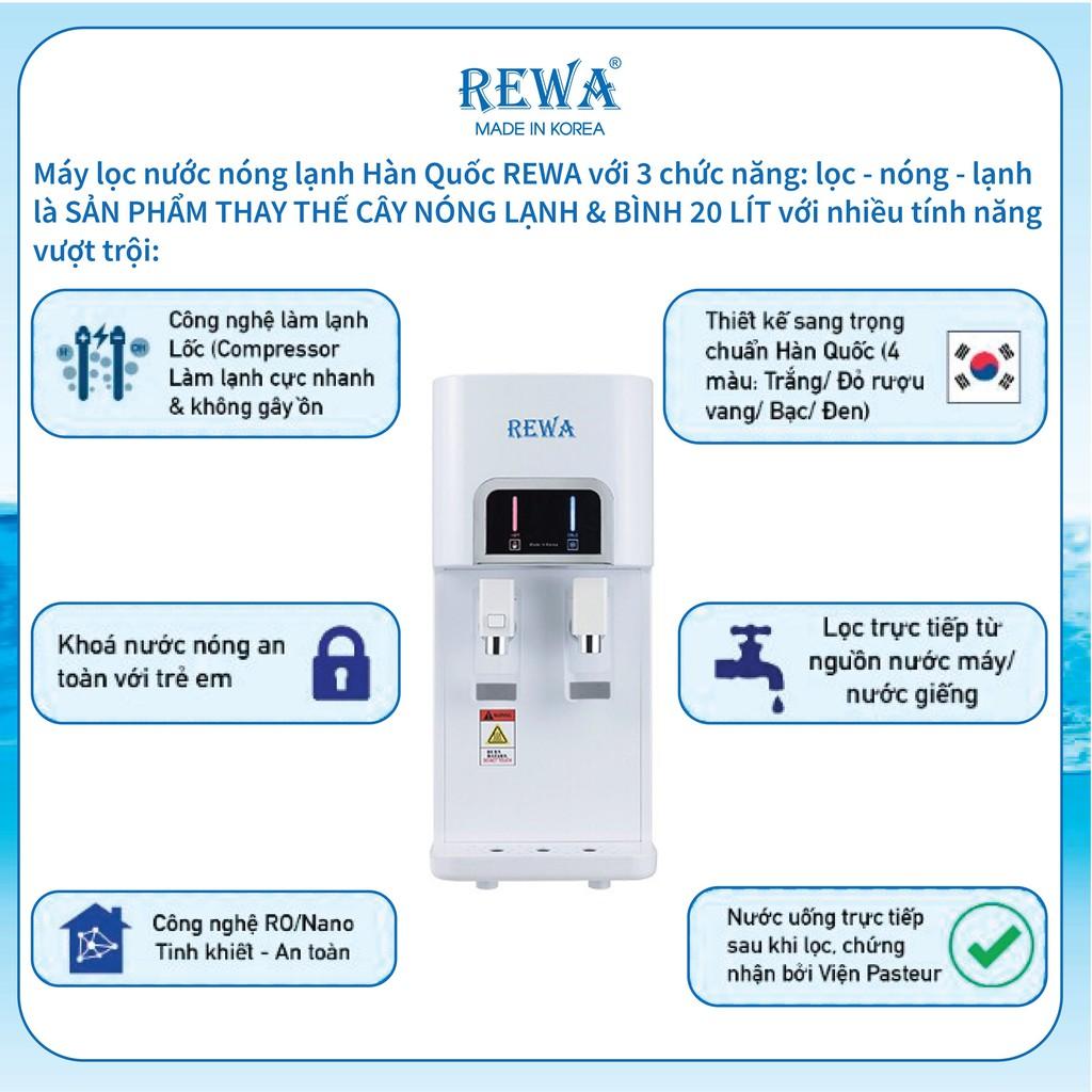 Máy Lọc Nước Nóng Lạnh Hàn Quốc REWA - Thiết kế để bàn - RW-NA-218 (NEW) - Hàng Chính Hãng