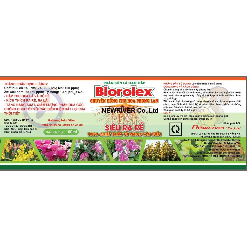 PHÂN BÓN BIOROLEX HŨ 100ML - SIÊU RA RỄ - CHUYÊN DÙNG CHO LAN