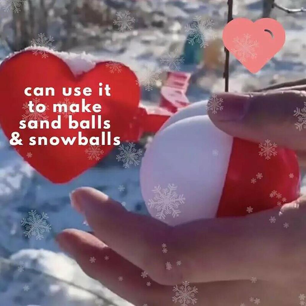 Heart Shape Kids Children Outdoor Snowball Sand Toys
