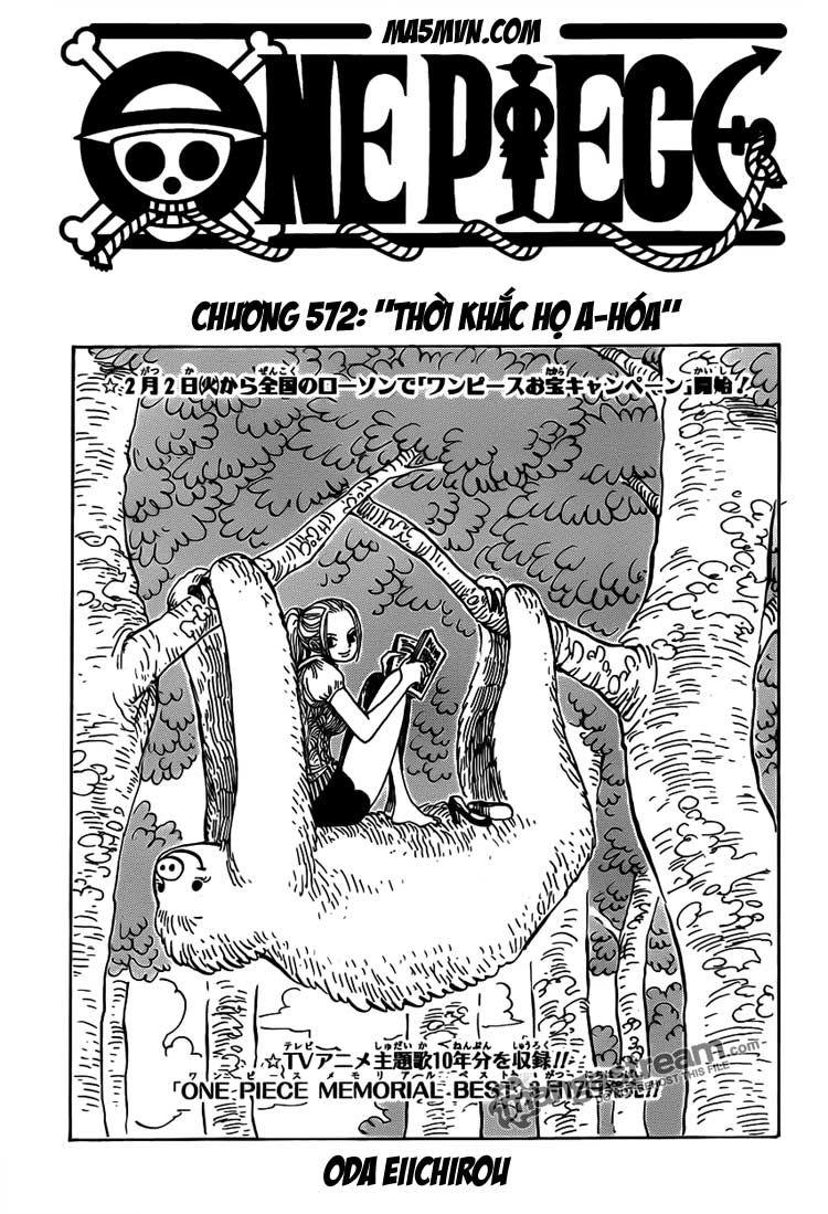 đảo hải tặc - one piece chapter 572 1