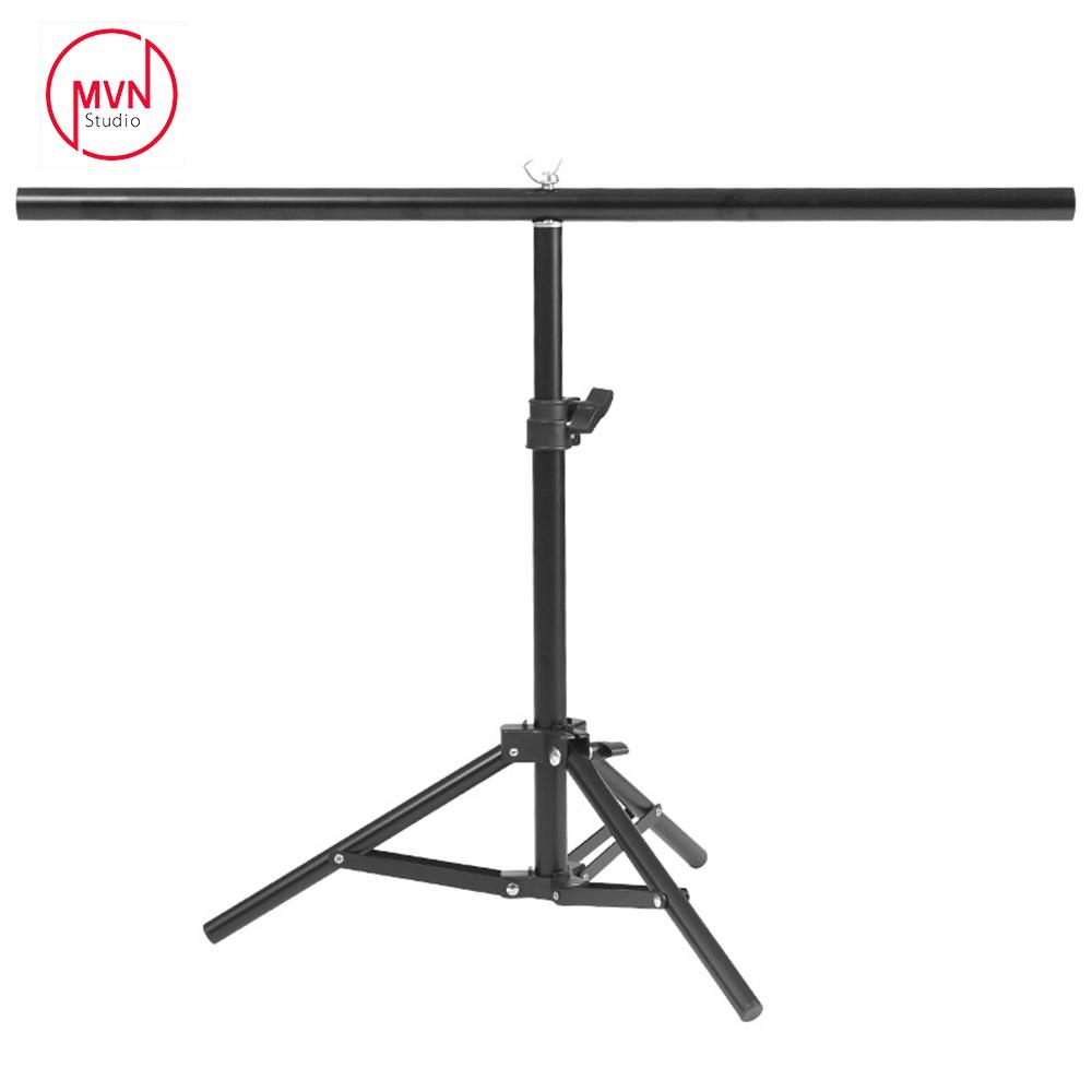 Combo khung giá treo phông nền hình chữ T nhỏ dùng trong studio, chụp mỹ phẩm, trang sức kích thước 75x70cm