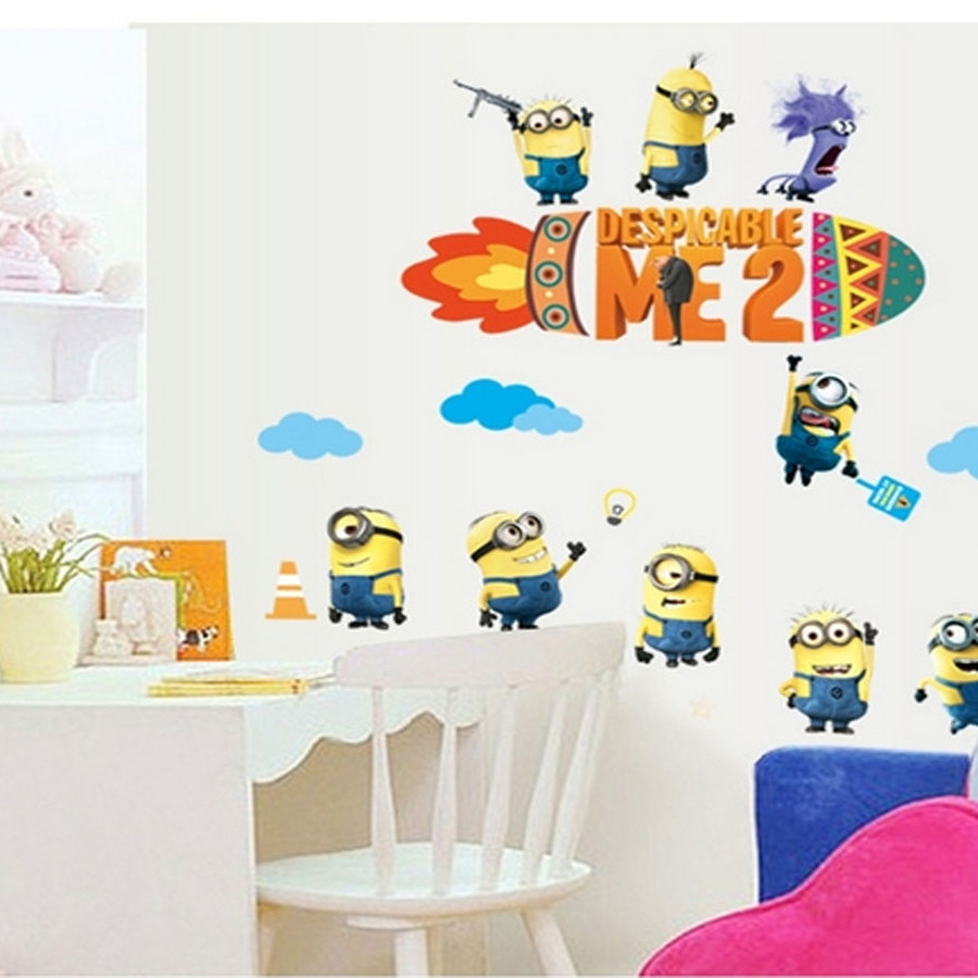 decal dán tường minion ngộ nghĩnh -kẻ đánh cắp mặt trăng ay9147