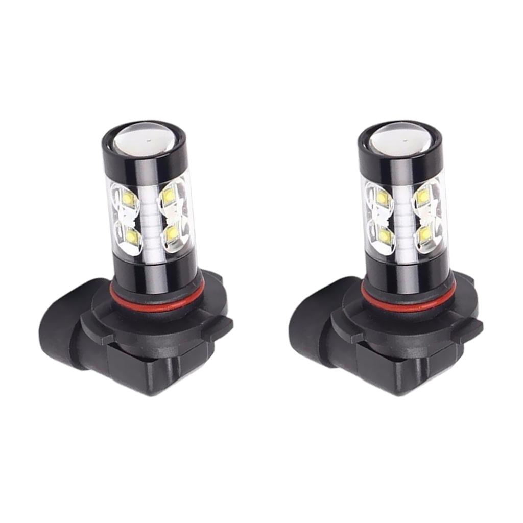 2X 50W 6000K Fog Driving Light Bulbs High Power LED