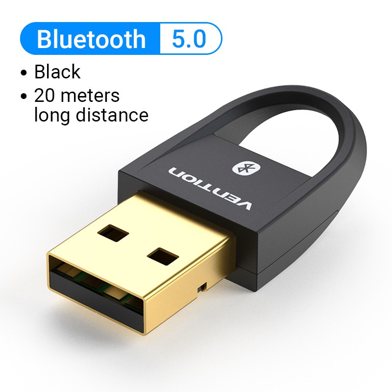 USB Bluetooth 5.0 - Đầu thu USB VENTION kết nối không dây Bluetooth 5.0 cho máy tính pc, laptop - Hàng chính hãng