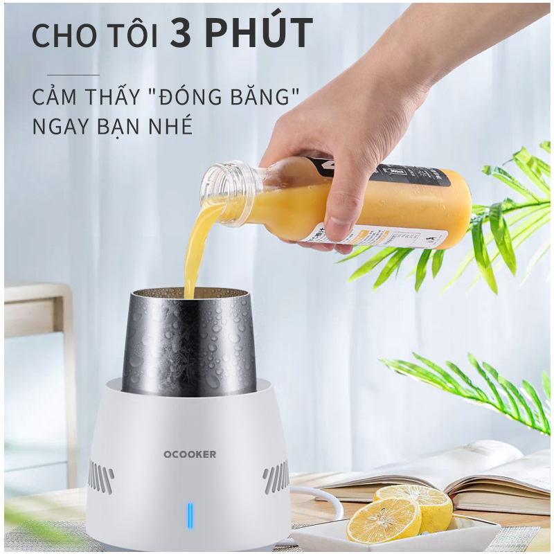 Cốc làm lạnh nhanh mini Qcooker - Làm lạnh trong vòng 3 phút