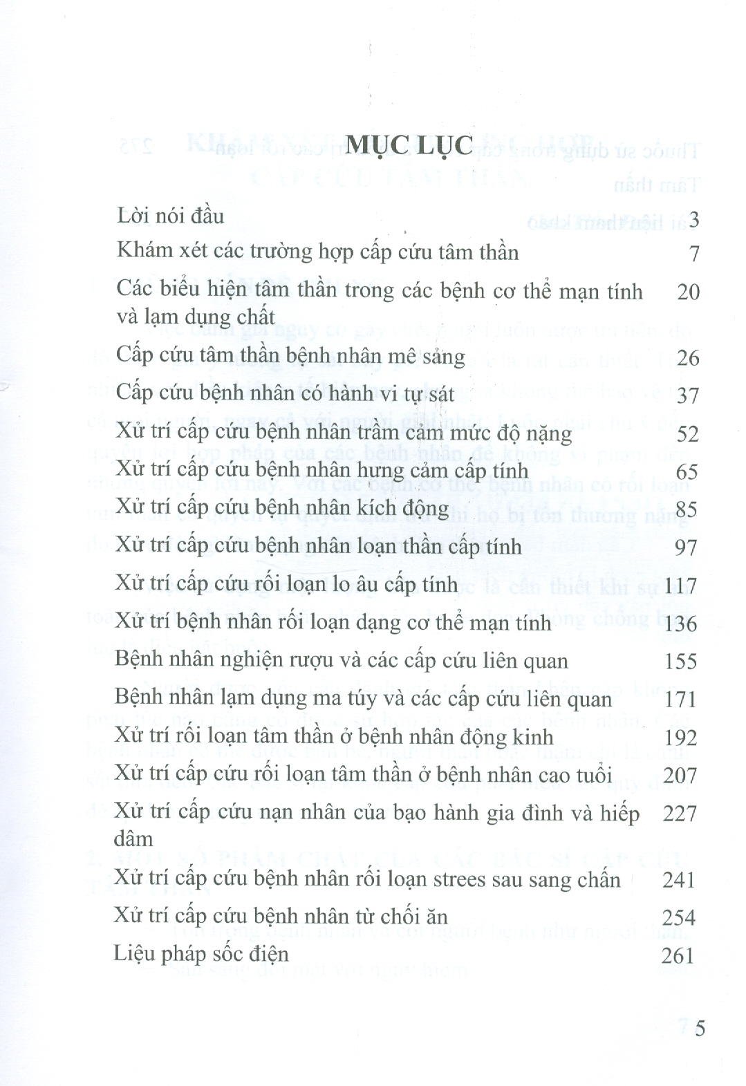 CÁC RỐI LOẠN TÂM THẦN - Cấp Cứu Và Điều Trị