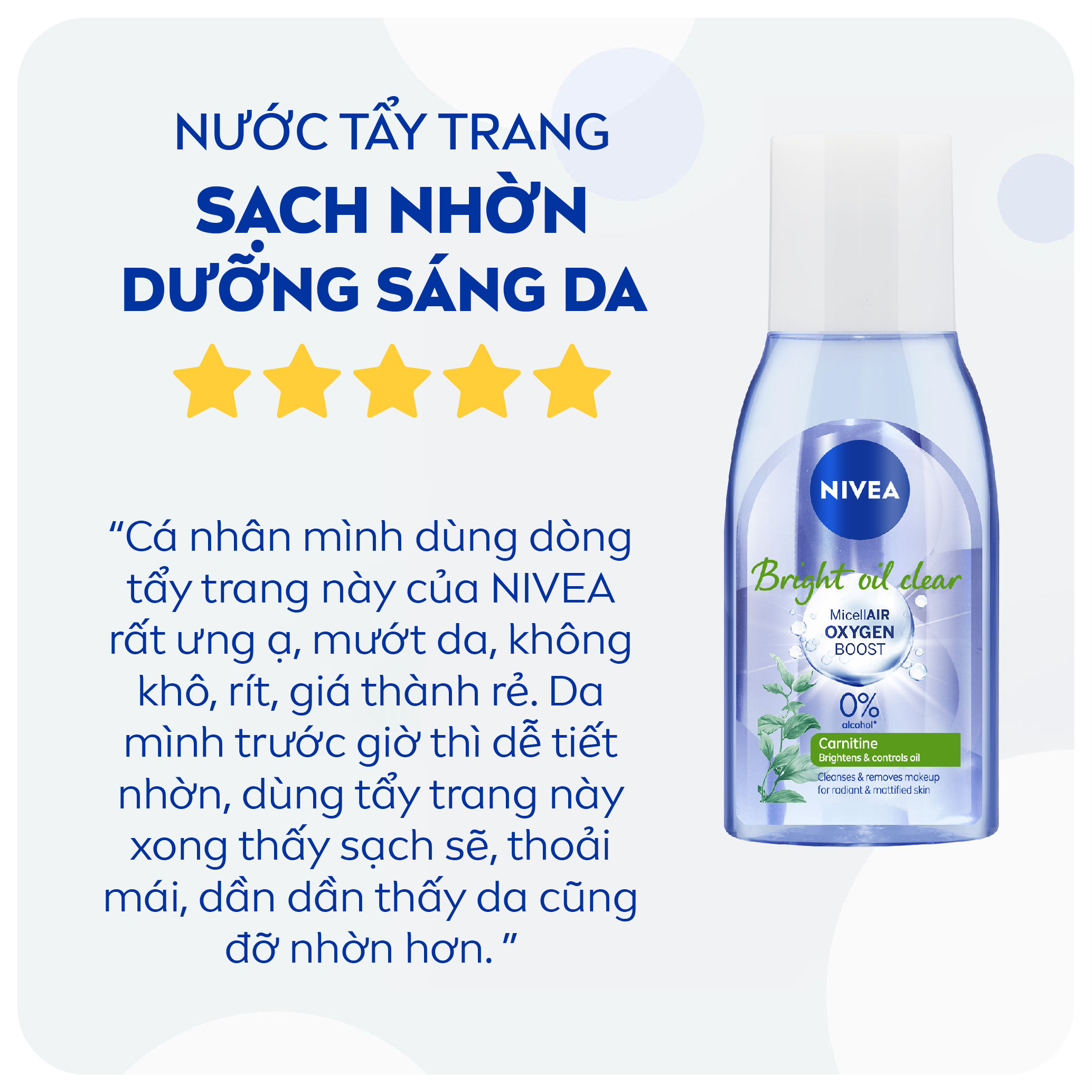 Nước Tẩy Trang NIVEA Không Chứa Cồn (200 ml) 89271/84911/86609