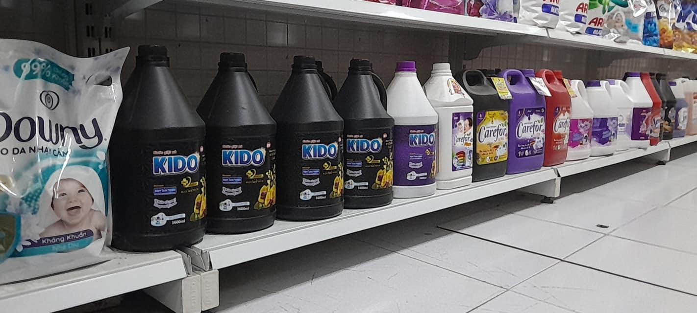 Nước Giặt Xả KIDO Hương comfor Đen thể tích 3,6Lít lưu hương thơm suốt 24 Giờ
