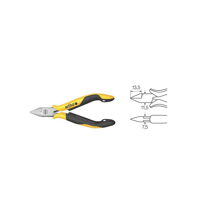 Kìm cắt điện tử ESD Wiha 26821 chống tĩnh điện