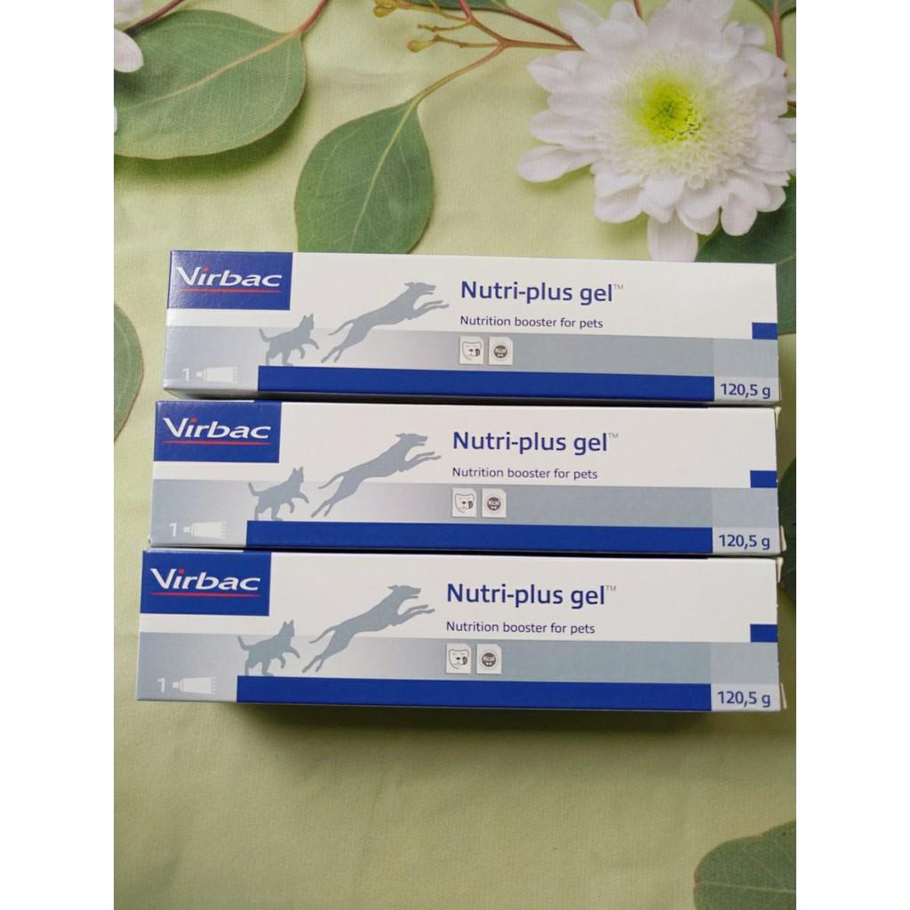 Gel Dinh Dưỡng Thức Ăn Bổ Sung Vitamin Và Khoáng Chất Cần Thiết Cho Chó Mèo Nutri Plus Gel Virbac 120,5g