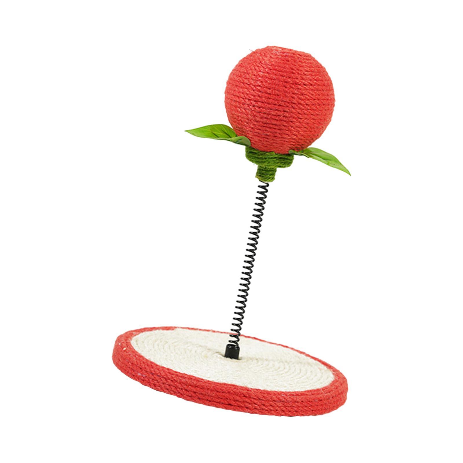 Cat Scratch Pad Kitty Cat Scratching Board Cat Scratcher Toy with Sisal Ball