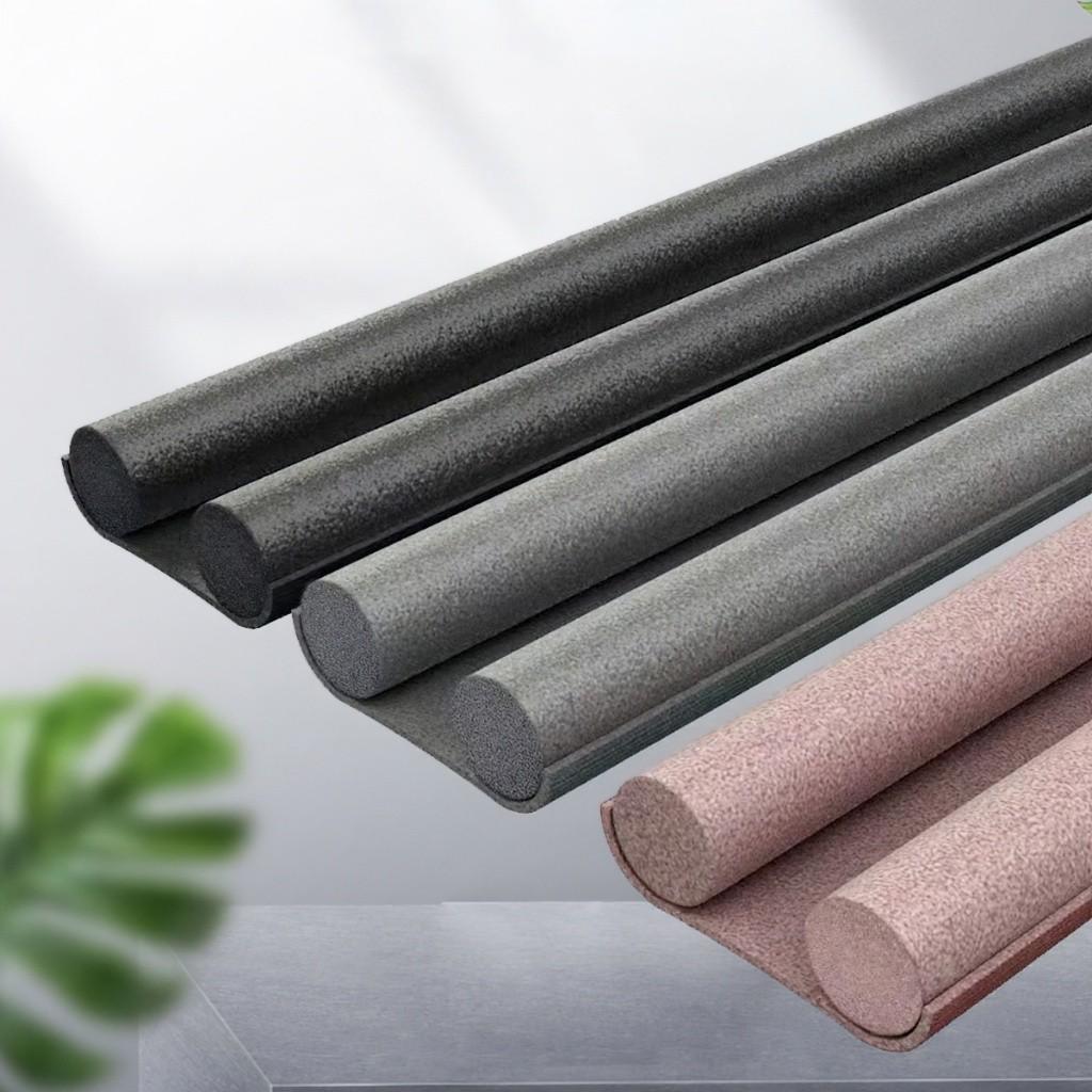 Thanh chặn cửa dài 95cm chắn cửa, miếng chắn khe cửa chống thoát nhiệt điều hòa ngăn côn trùng, bụi - Màu nâu Gỗ