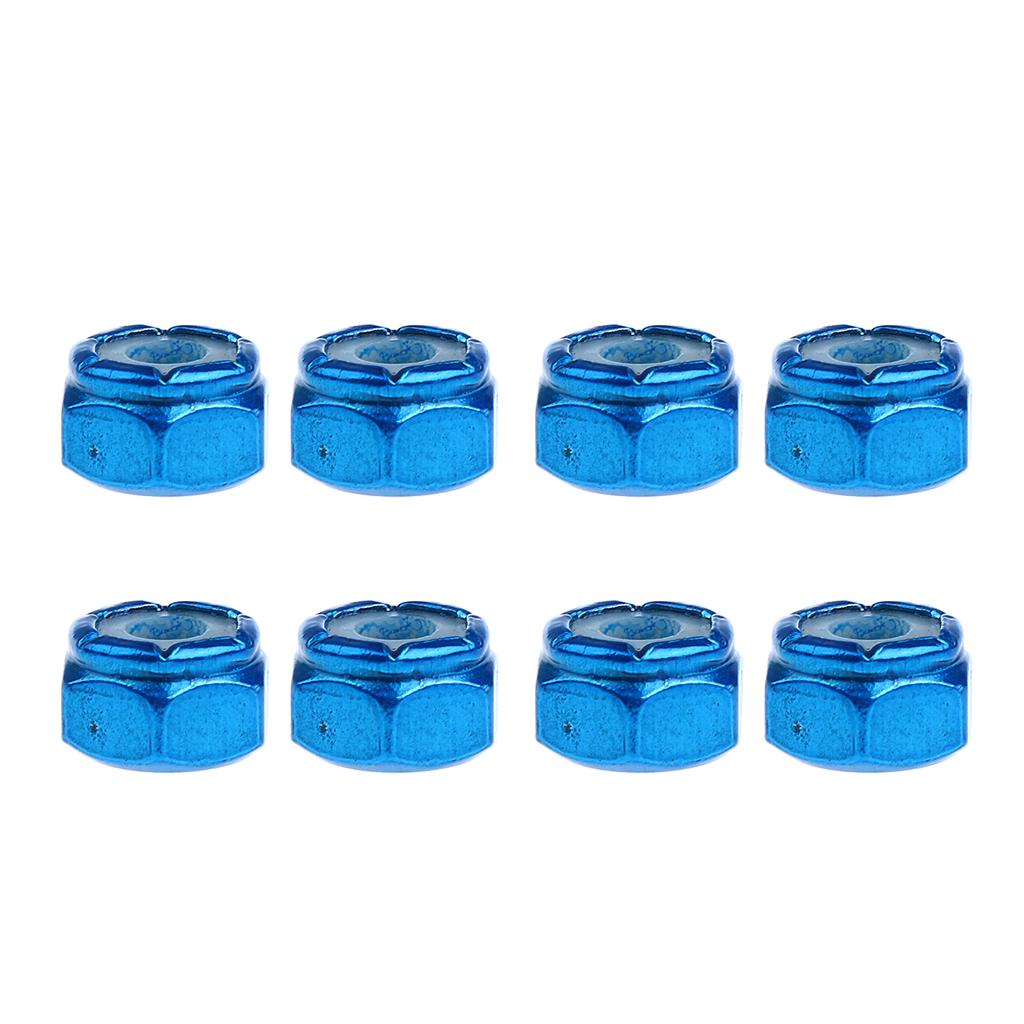 8pcs Replacement Skateboard Truck Hardware Screws Bolts