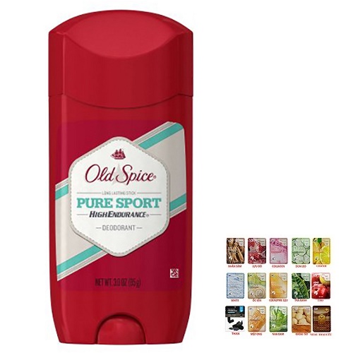 Lăn khử mùi Old Spice High Edurance Pure Sport 85g [ Được Mask 3W Clinic ]