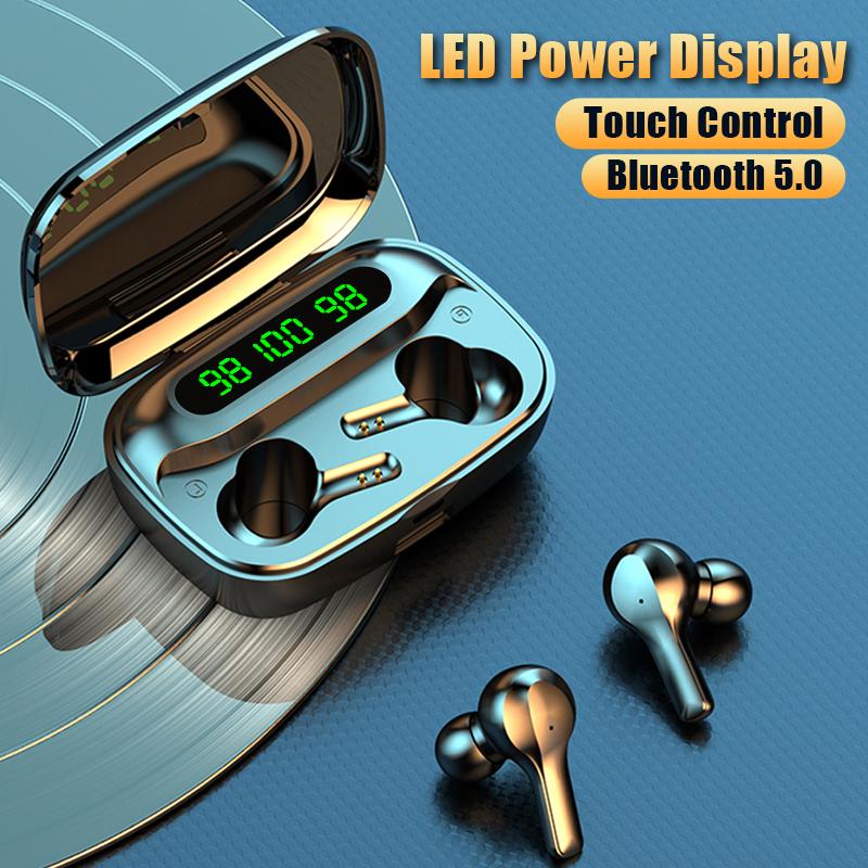 R3 TWS Wireless Bluetooth Earphone Touch Control Sports Headphone Waterproof Earbuds Headsets With Microphone