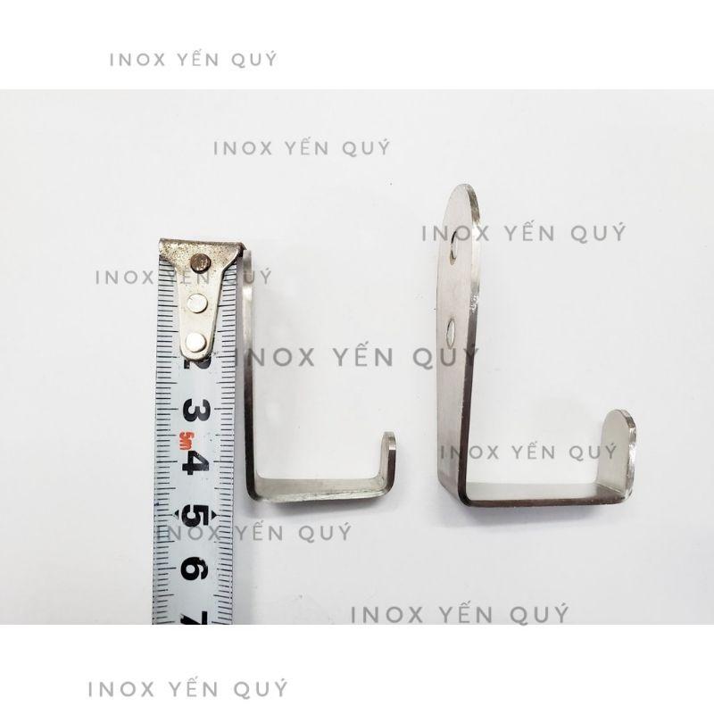MÓC TREO QUẦN ÁO ĐƠN MÓC TREO ĐỒ Inox Mờ
