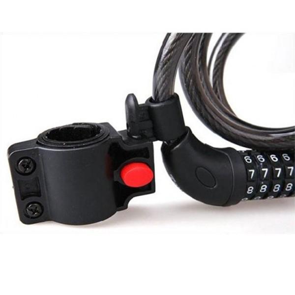 Ổ KHÓA DÂY CHỐNG TRỘM 5 SỐ SIZE LỚN + Khung Gắn - Loại Tốt