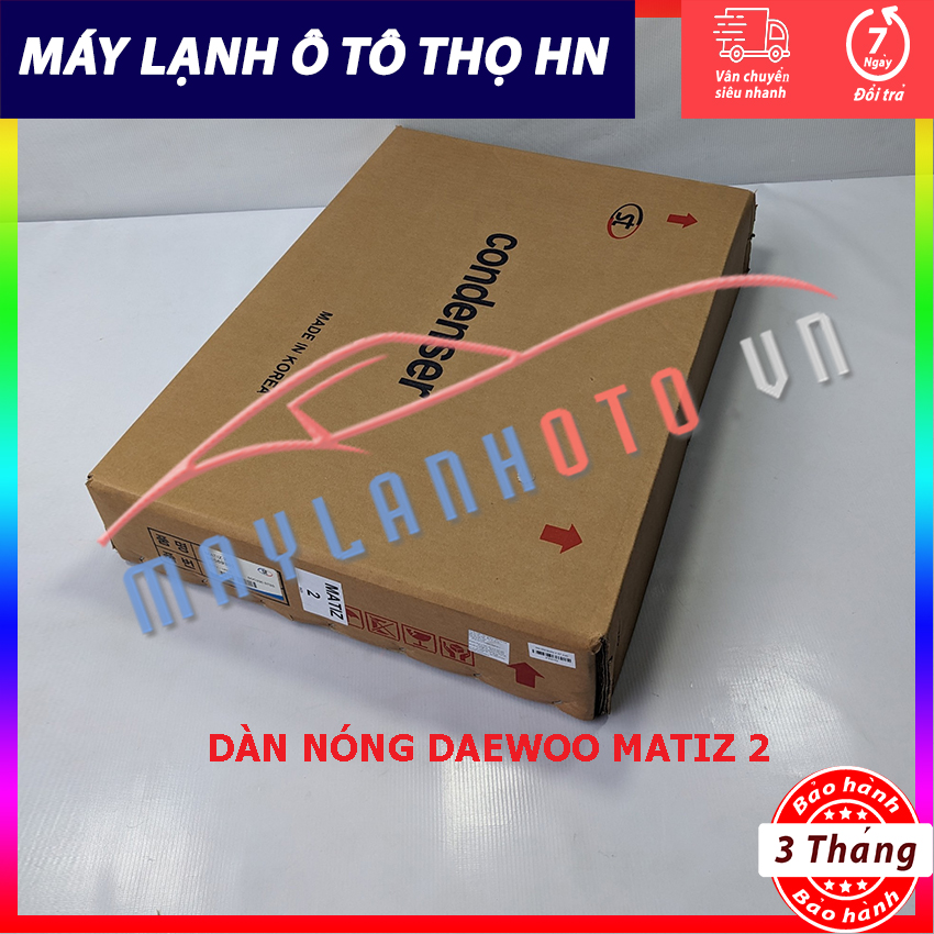 Dàn nóng Daewoo Matiz 2 hàng xịn Hàn Quốc