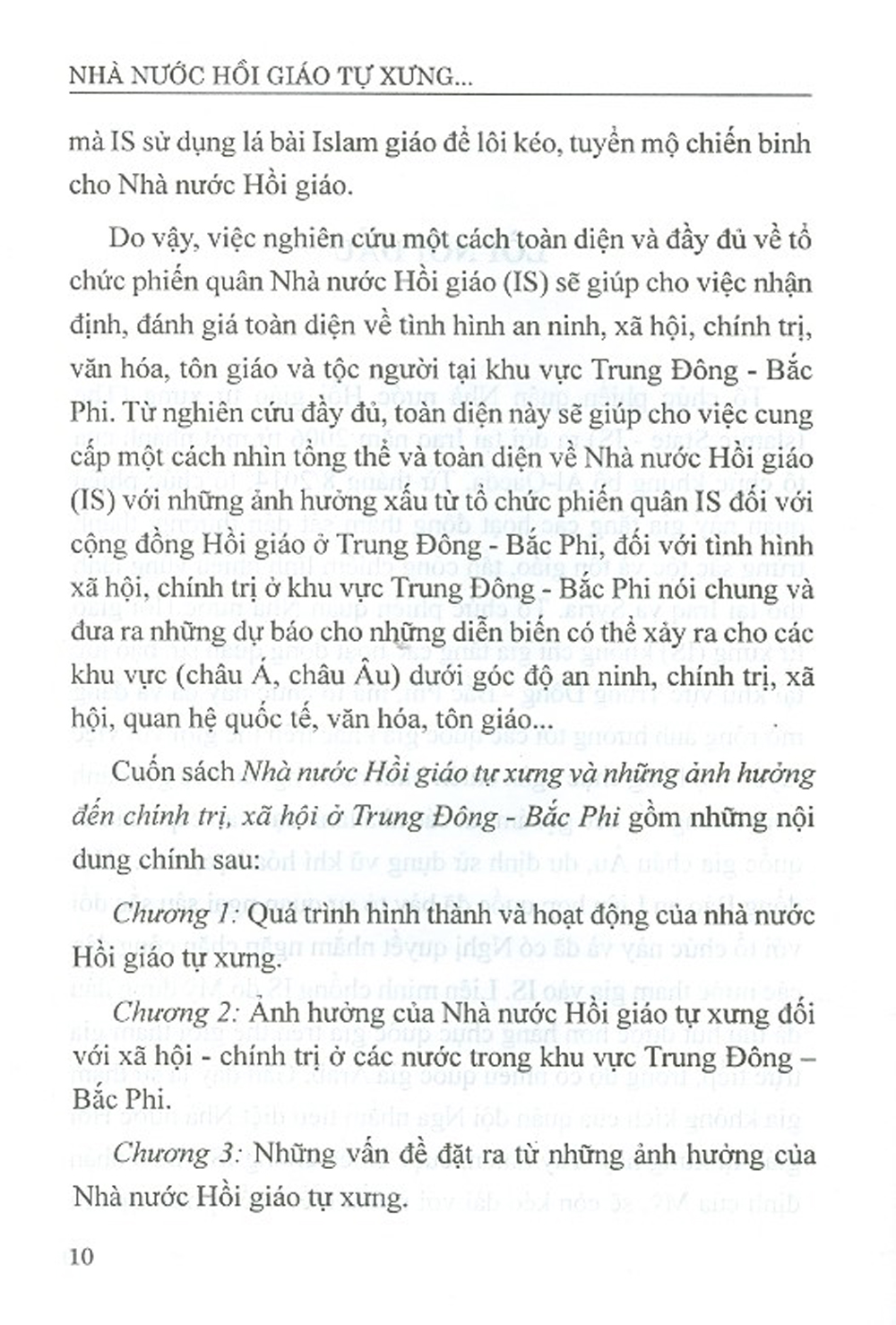 Nhà Nước Hồi Giáo Tự Xưng Và Những Ảnh Hưởng Đến Chính Trị, Xã Hội Ở Trung Đông - Bắc Phi