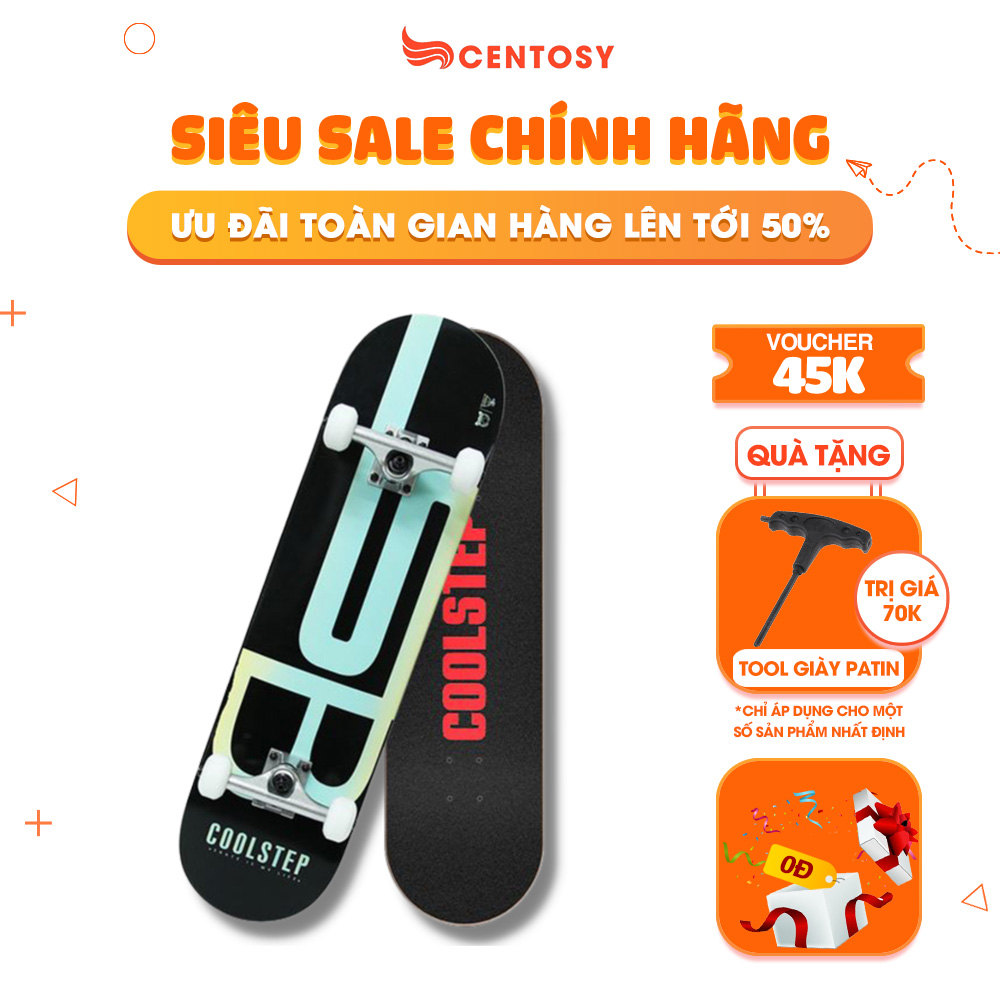 Ván Trượt Người Lớn Cao Cấp Centosy Coolstep Super 1500 - Mặt Nhám Chống Trơn, In Hình Phong Cách