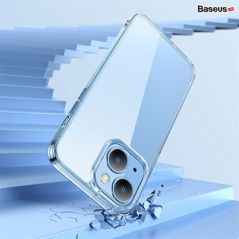 Combo Ốp Lưng &amp; Kính Cường Lực iPhone 14 Series Baseus SuperCeramic Series Glass Case - hàng chính hãng