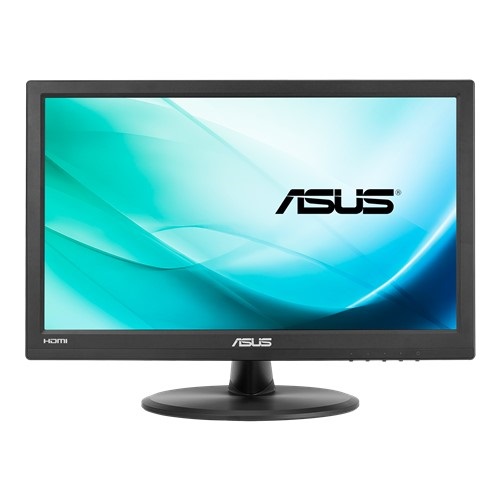 Màn hỉnh cảm ứng có loa ASUS VT168 15.6Inch, HDMI + VGA + Audio, Khử nhấp nháy, Ánh sáng xanh thấp - Hàng chính hãng