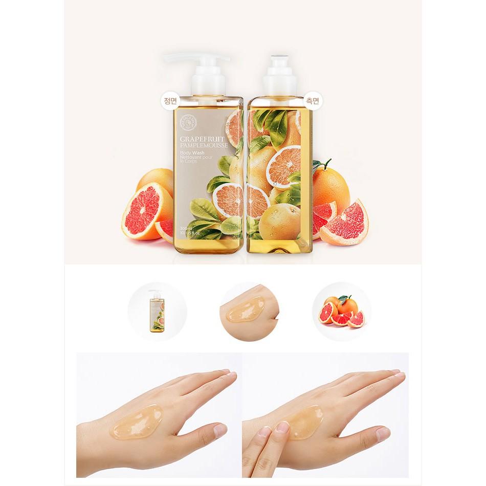 Gel Tắm Làm Sáng Da TheFaceShop Grapefruit Body Wash 300Ml