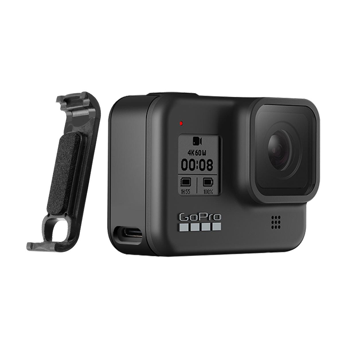 Vỏ silicone cho GoPro Hero 8 Black Imsed Glass Màn hình bảo vệ bộ kính bảo vệ nắp nắp cho Go Pro 8 Case