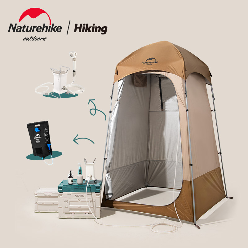 Lều đa năng cắm trại Glamping Naturehike NH21ZP005 vệ sinh tắm ngoài trời campoutvn A490