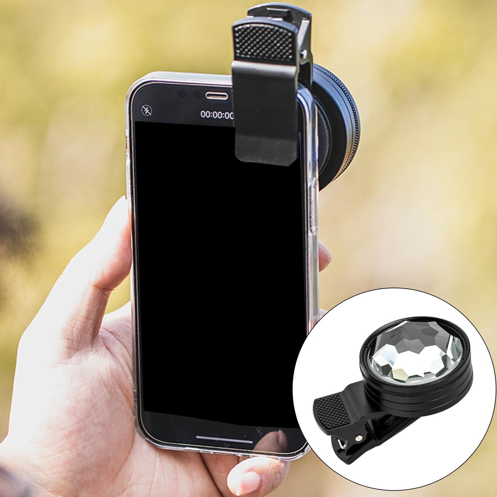 49mm Camera Lens Filter Optical Glass Kaleidoscope Prism for Photography Camera Phone Accessories
