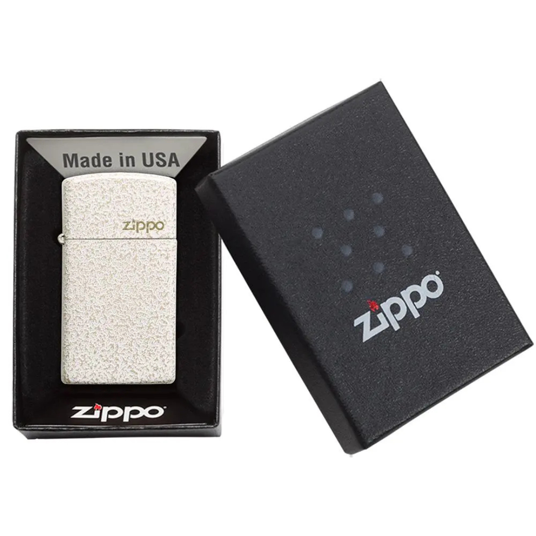 Zippo Mercury Glass Logo - Bật Lửa Zippo USA Slim Mỏng Nhẹ, Hiệu Ứng Thủy Tinh Lấp Lánh Siêu Đẹp